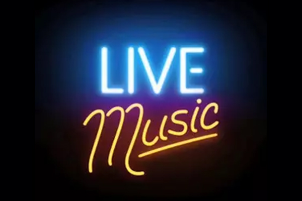 illuminated Live Music Sign